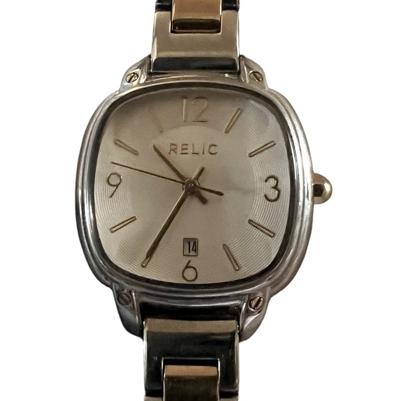 Relic Silver Two Tone Women's Watch - Picture 1 of 7